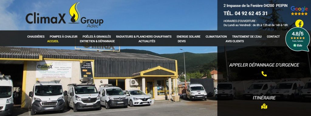  Climax Group ADEC - Chauffagiste à Digne