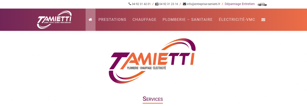  Entreprise Tamietti Sarl - Chauffagiste à Digne
